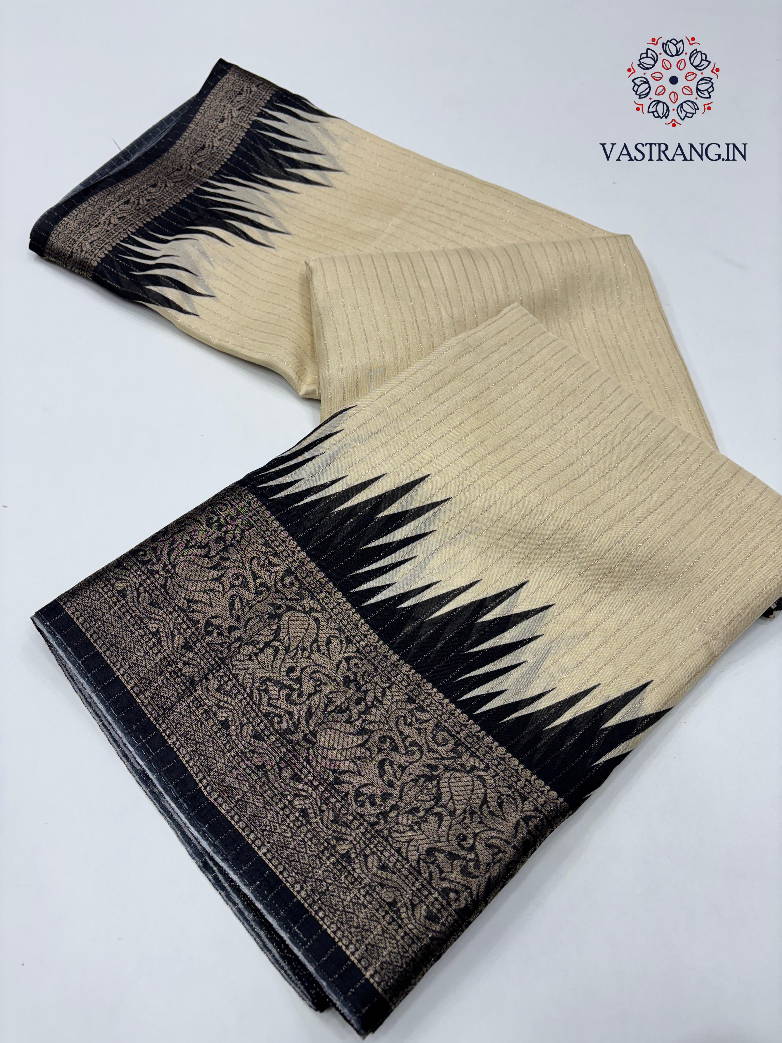 Function Wear Dola Silk Jacquard Zari n Print Work Fancy Designer Saree With Blouse