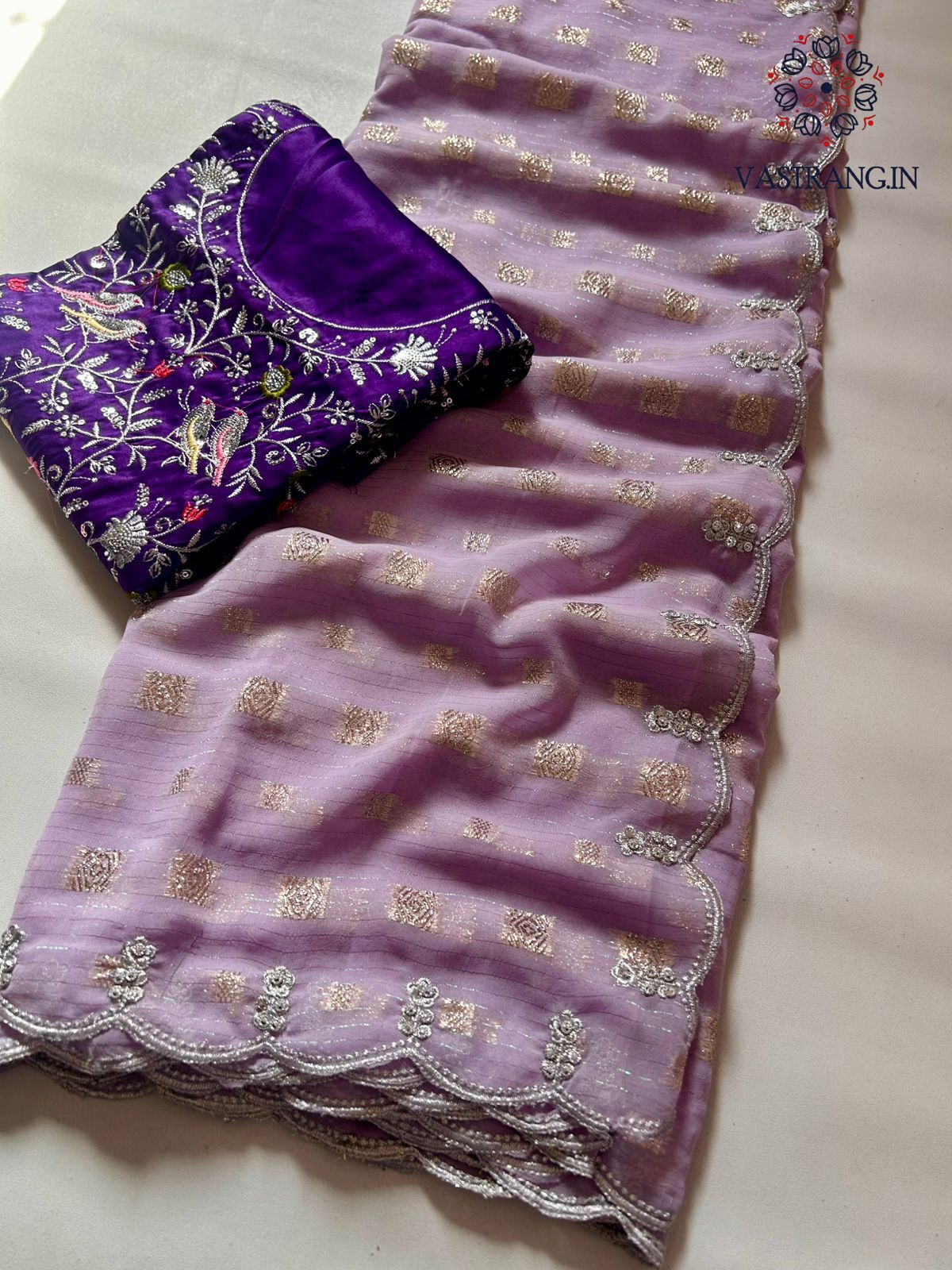 New Wedding Wear Soft Organza Silk Embroidery N cut Work Fancy Designer Saree