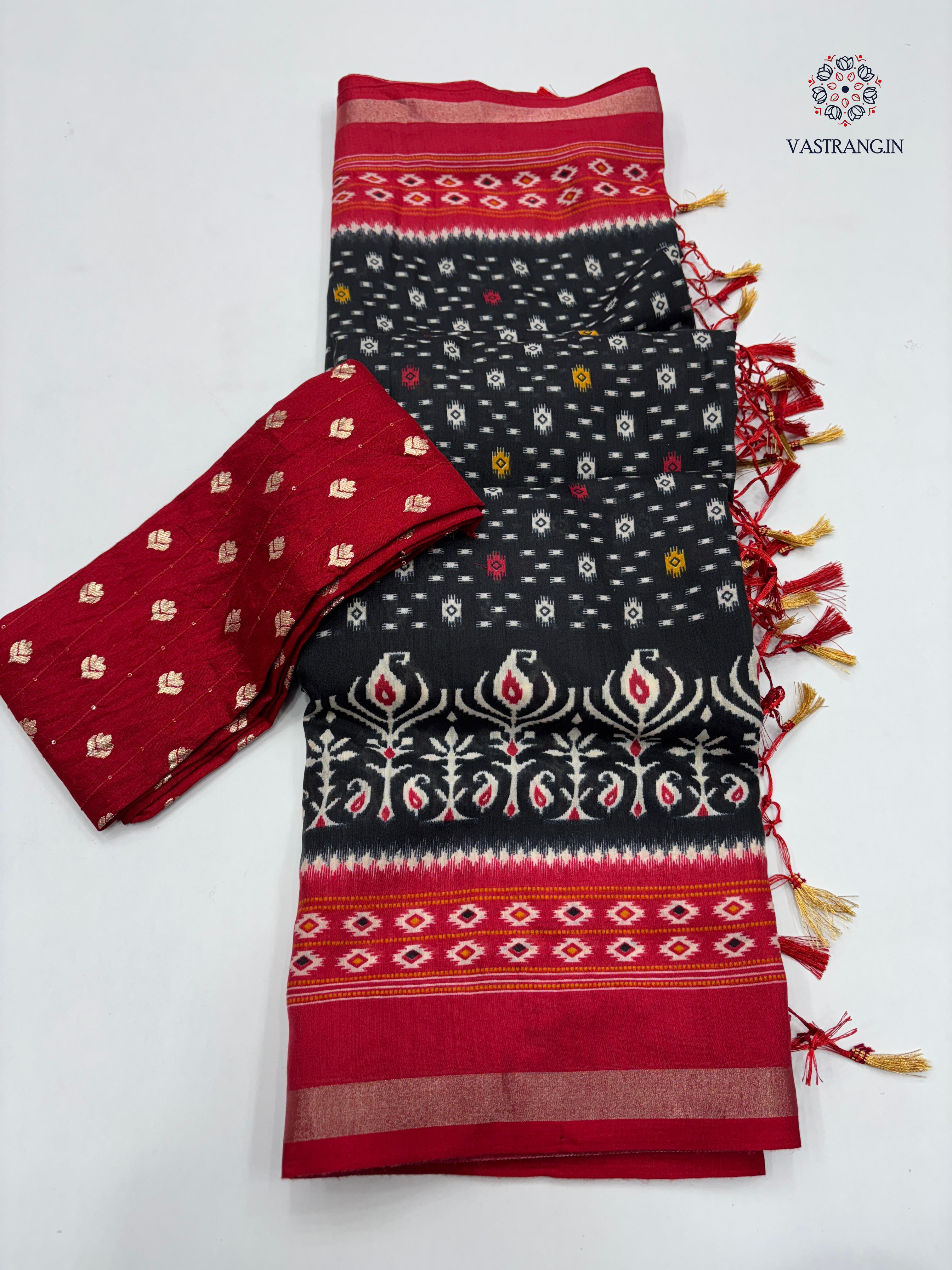 New Wedding Wear Pure Mul Cotton Print With Rich Pallu n Jalar Saree With Sequence Work Blouse