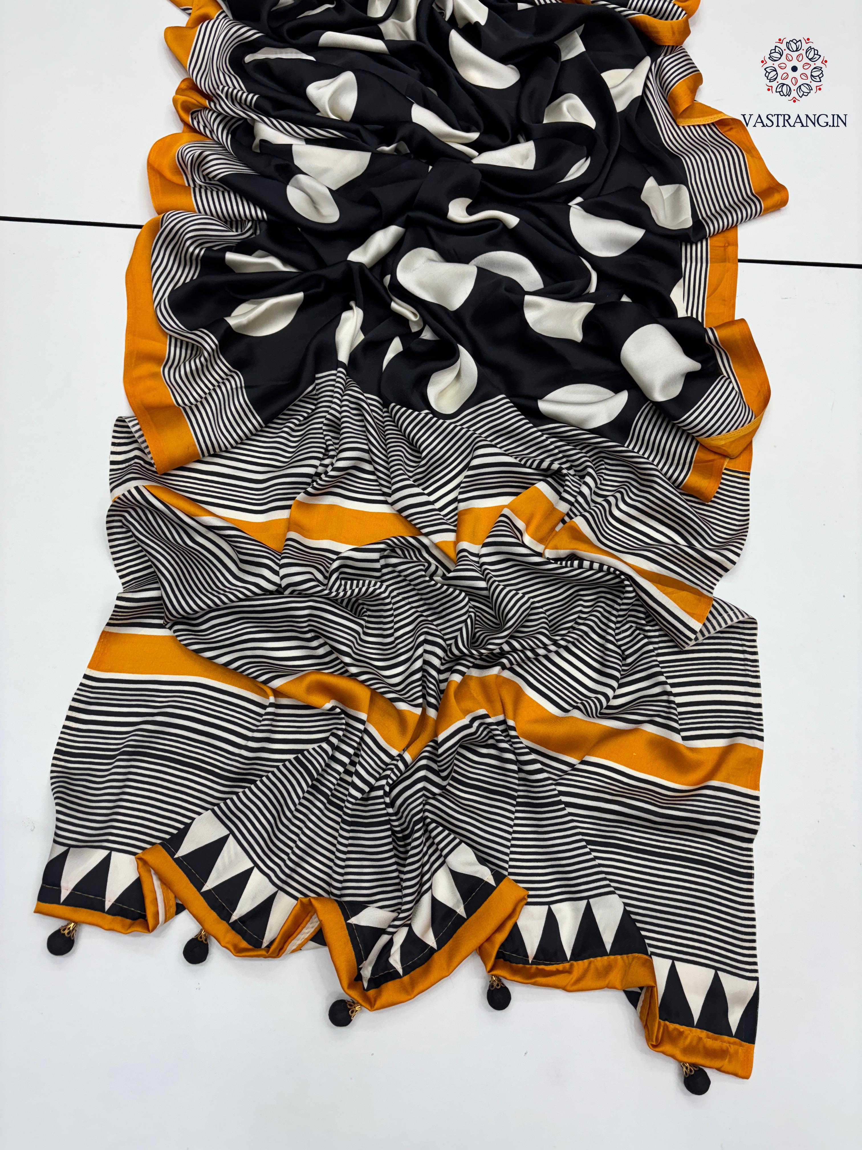 New Wedding Wear Pure Satin Soft Silk Print With Tussles Work Fancy Designer Saree With Blouse