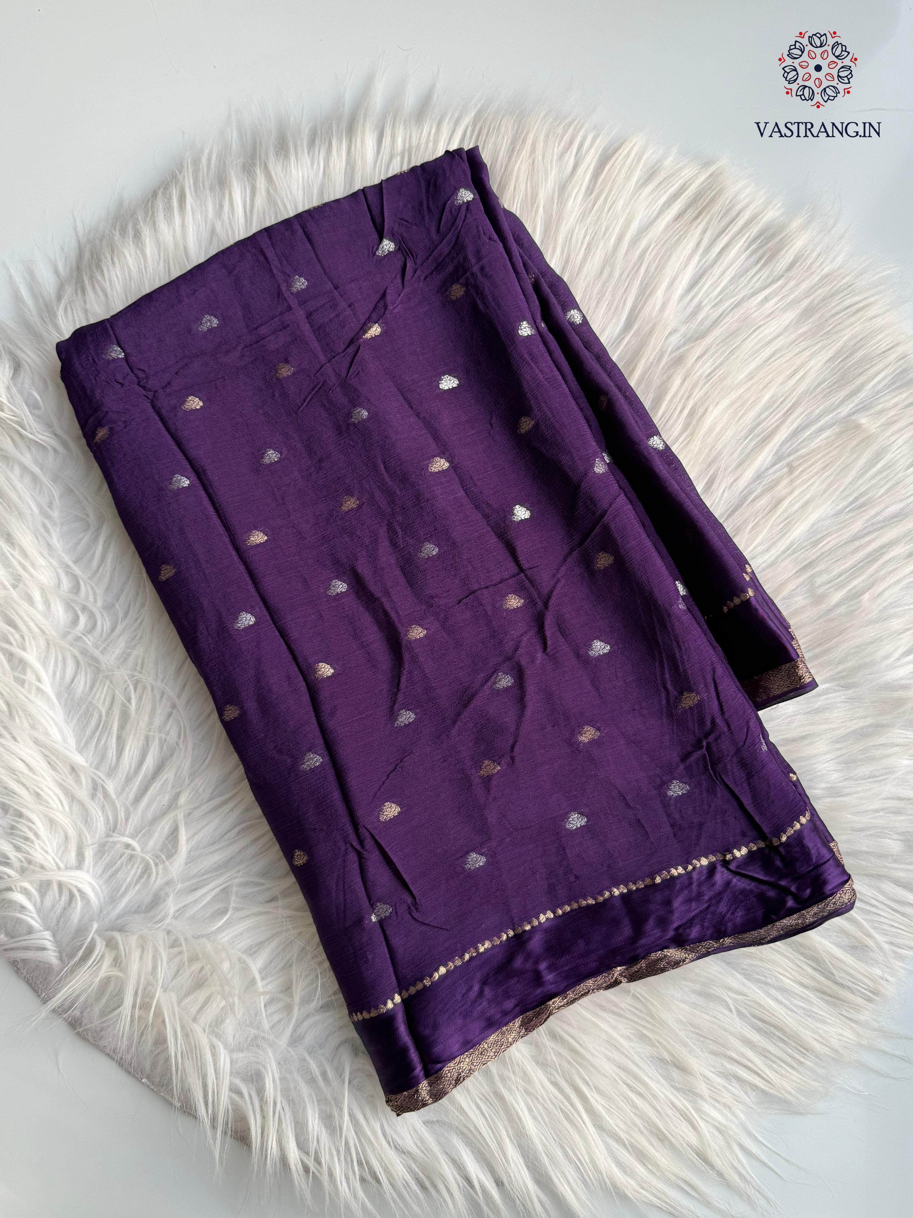 Elegant Festive Wear Pure Chinnon Zari Weaving With Rich Satin Border Saree For Wedding