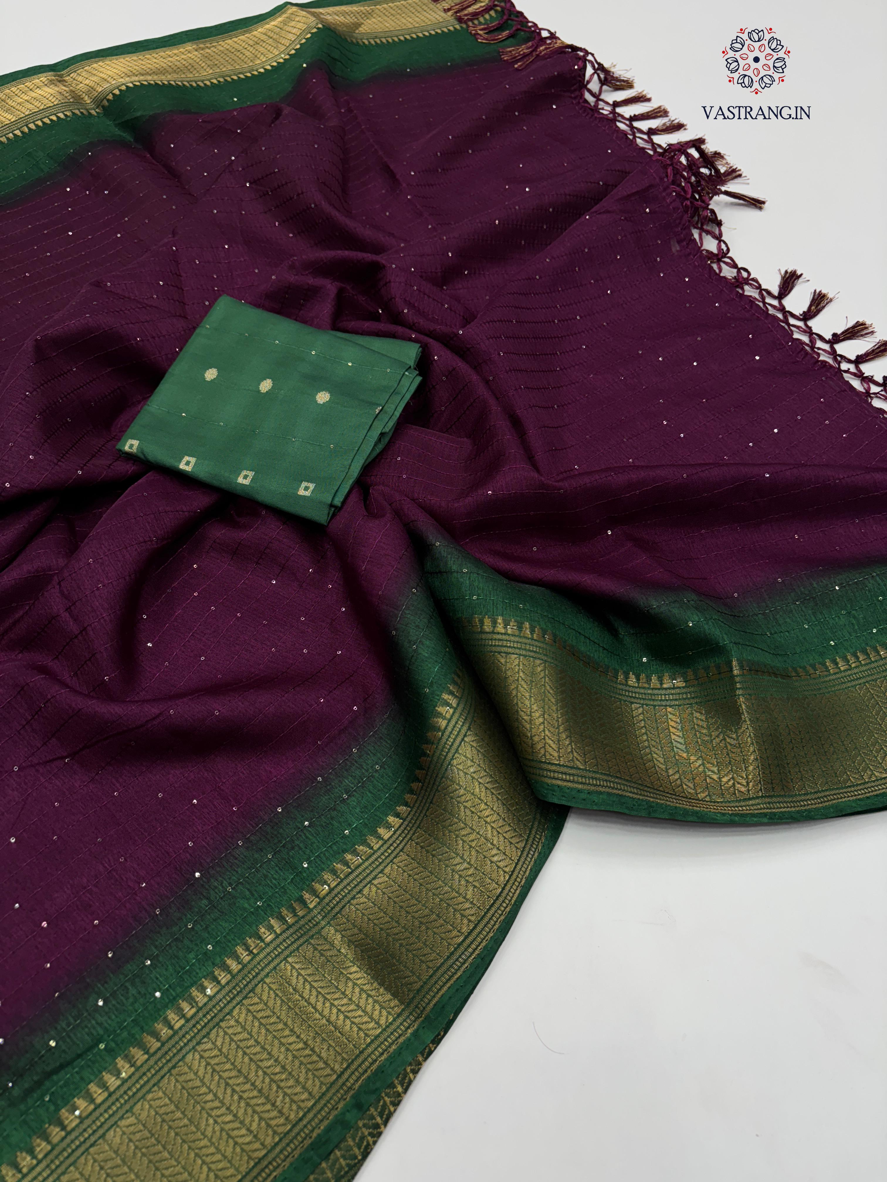 Glorious Party Wear Pure Dola Silk Sequence With Jacquard Weaving Work Fancy Designer Saree For Wedding