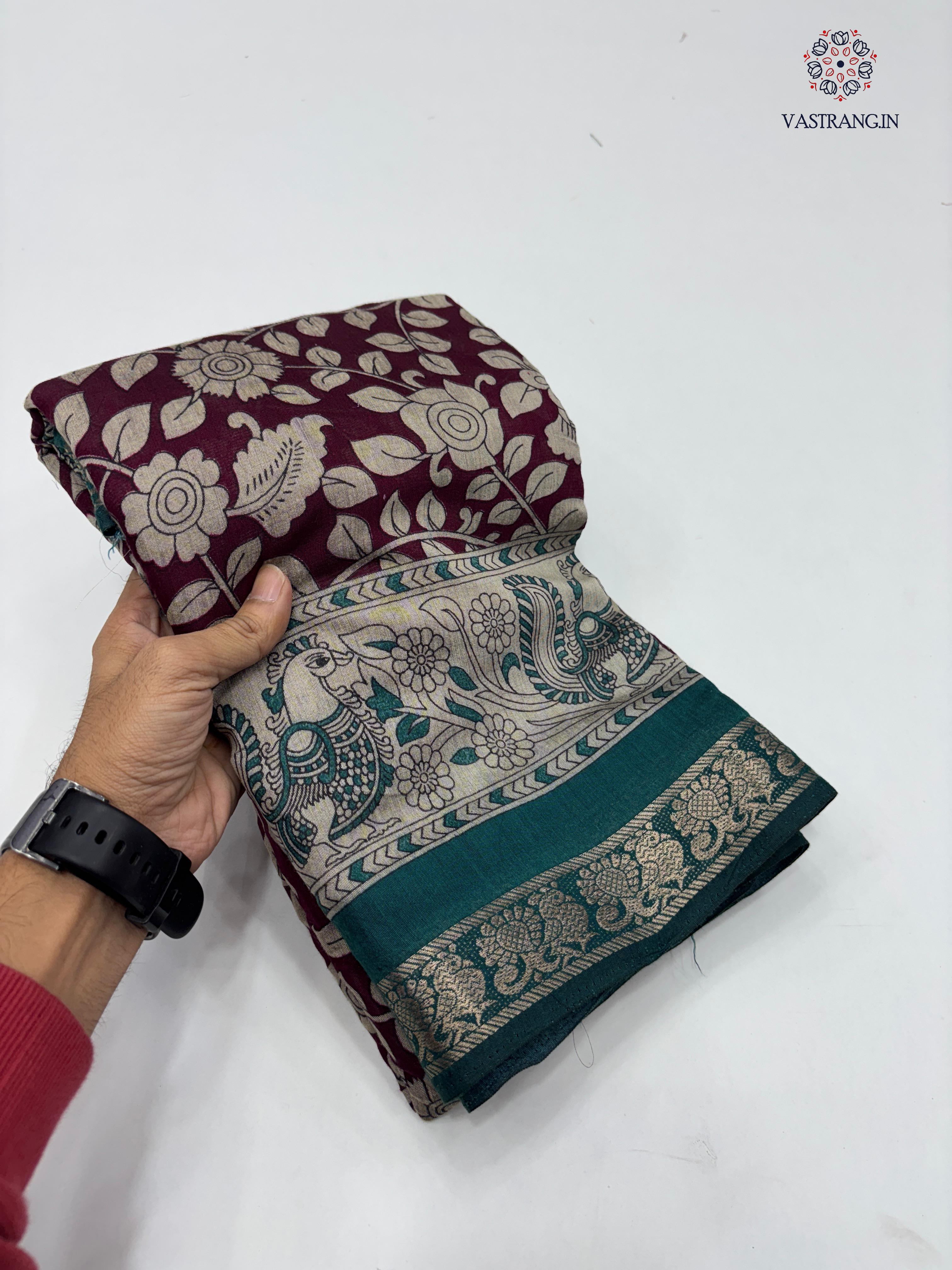 Elegant New Festive Wear Pure Mangalkari Viscouse Silk Designer Print n Weaving Saree For Women