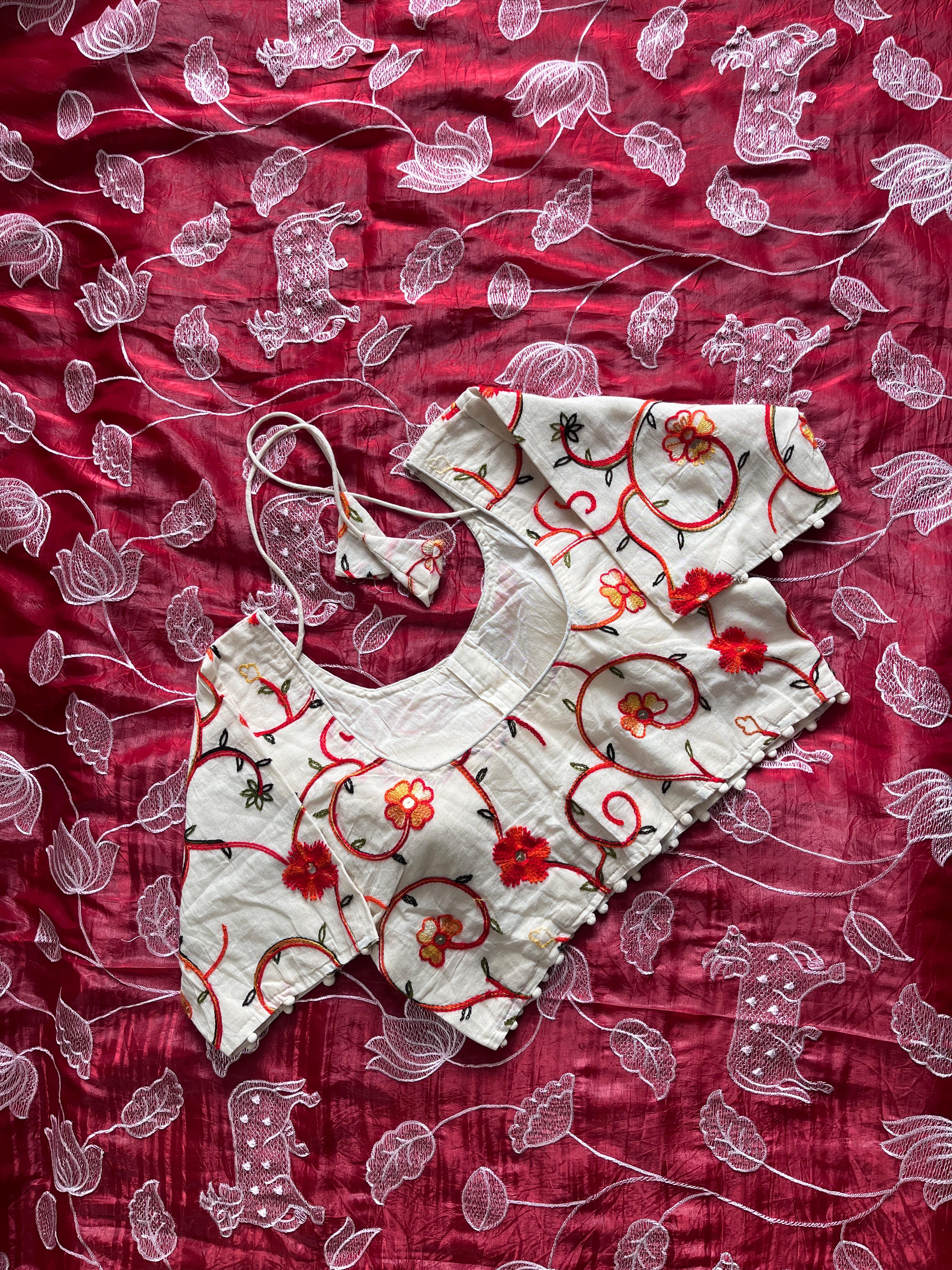 Outstanding Crush Silk Heavy Embroidered n Arco Border Work Fancy Designer Festive Wear Saree With Stitched Blouse